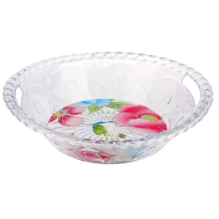 Салатник 450 мл "Цветы", МИКС