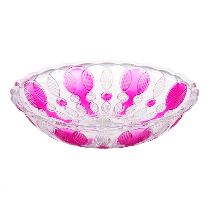 Салатник 23х23х5 см, цвета МИКС