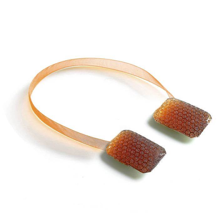 Подхват для штор на ленте "Соты", цвет кофейный