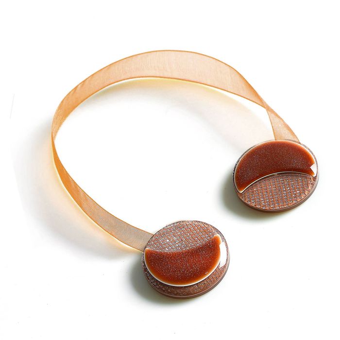 Подхват для штор на ленте "Месяц", d=4см, цвет кофейный