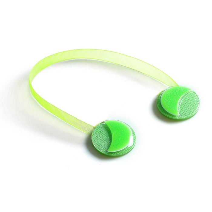 Подхват для штор на ленте "Месяц", d=4см, цвет зелёный