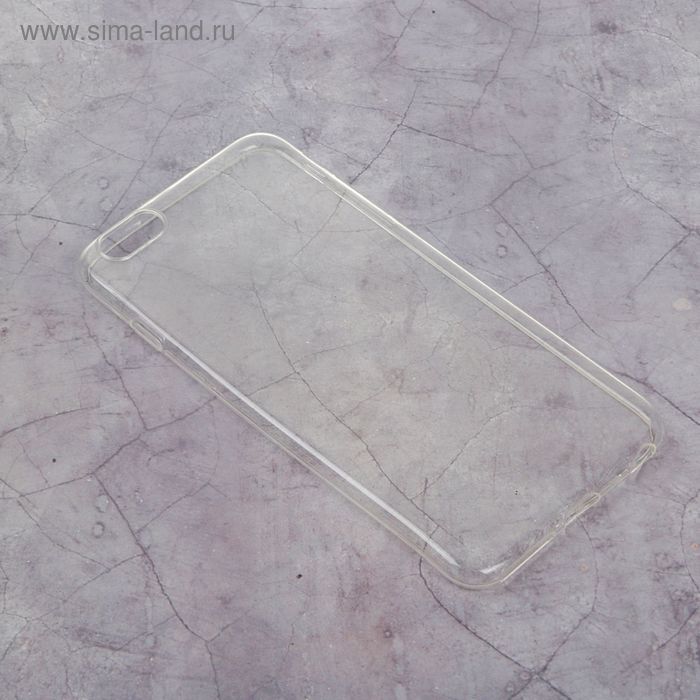 фото Силиконовый чехол luazon для iphone 6 plus, тонкий, прозрачный luazon home