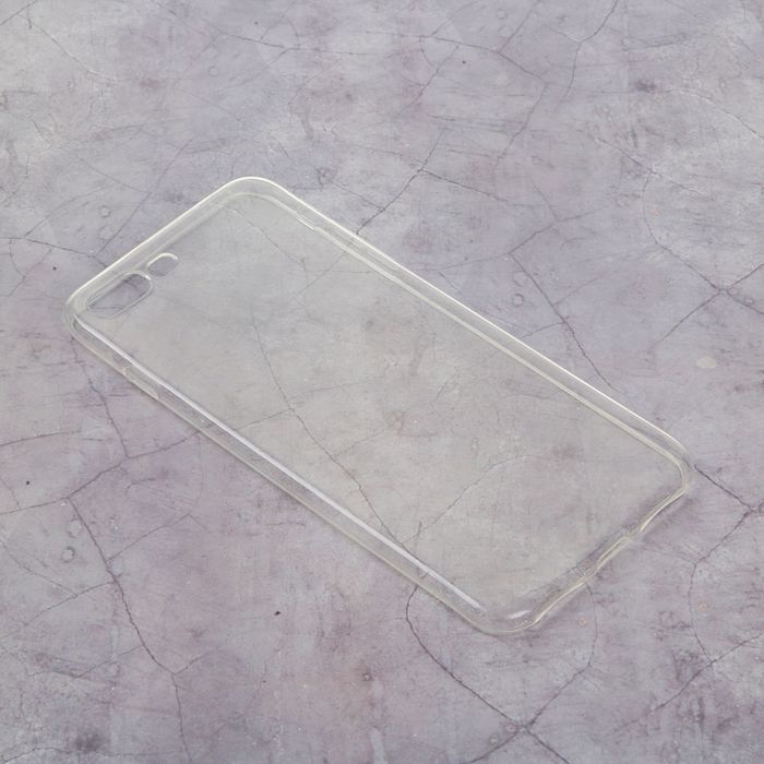 Силиконовый чехол для iPhone 7 plus, тонкий, прозрачный