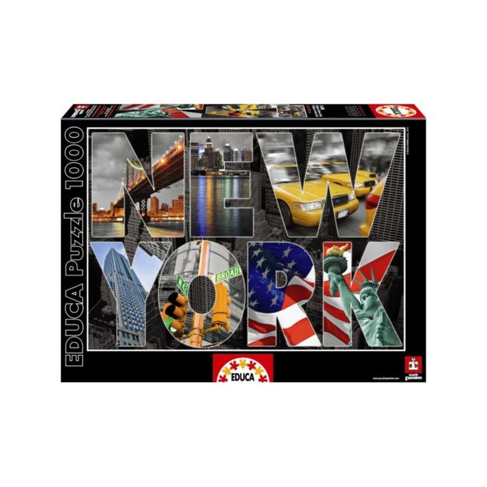 Пазл 1000 деталей "Нью-Йорк, коллаж"