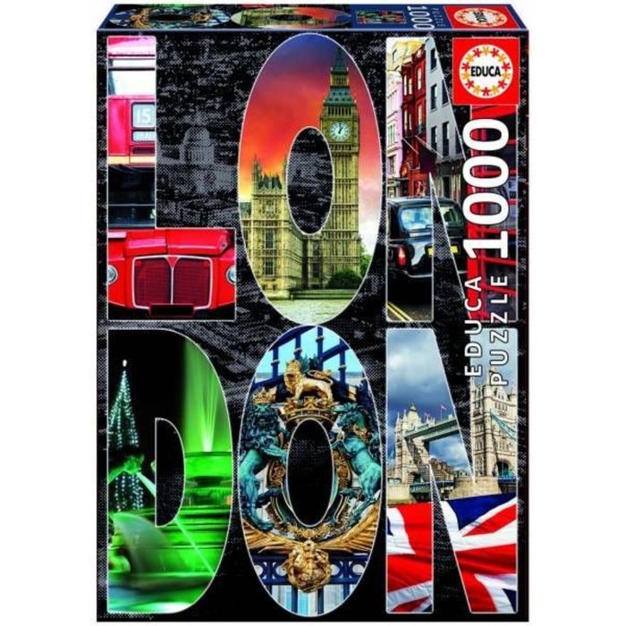 Пазл 1000 деталей Лондон, коллаж