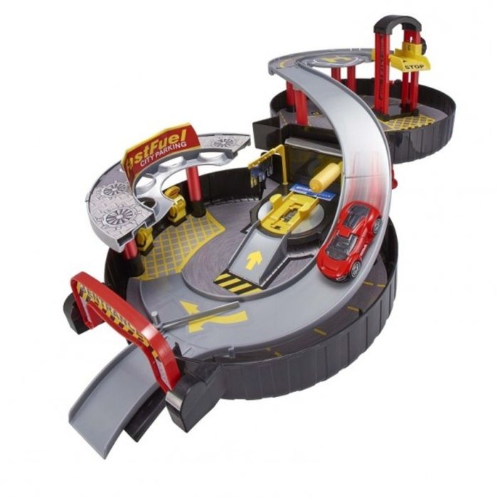 Двухуровневый гараж Teamsterz в чемоданчике