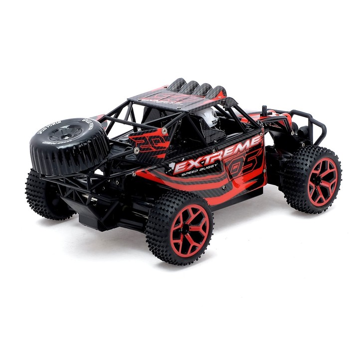 Машина радиоуправляемая "Багги", работает от аккумулятора, полный привод 4WD, 1:18 МИКС