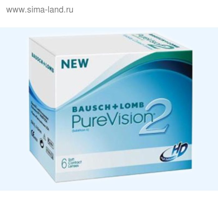 

Контактные линзы Pure Vision2 , 6/8,6 в наборе 6 шт.