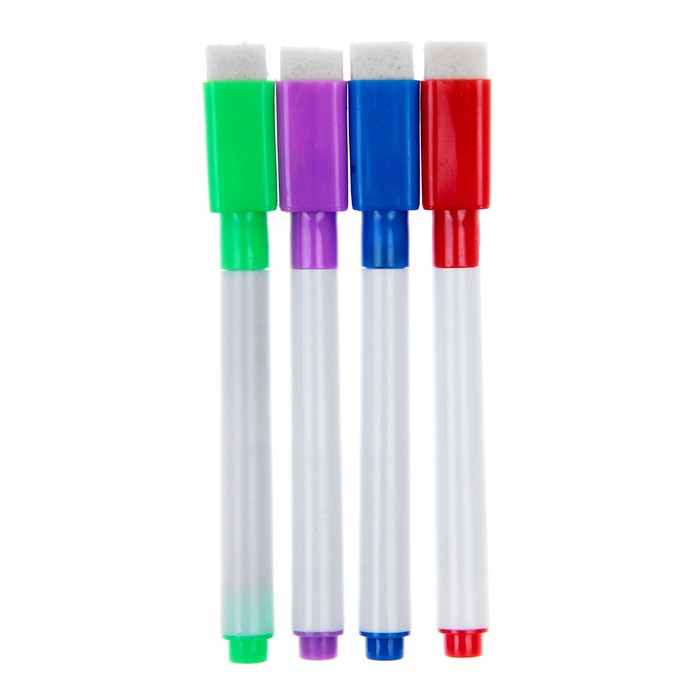 Доска для рисования "Ноты", маркер со стиралкой, цвета МИКС