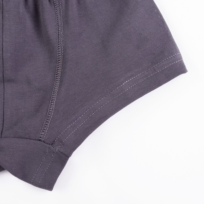 Трусы-боксеры для мальчика, размер 26, цвет тёмно-серый 410/5