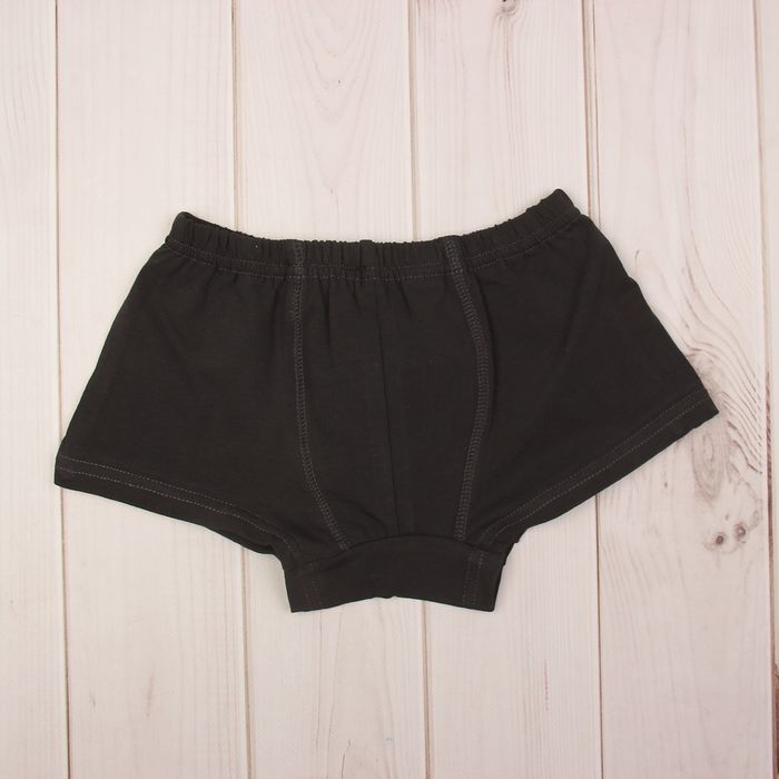 Трусы-боксеры для мальчика, размер 28, цвет тёмно-серый 410/5