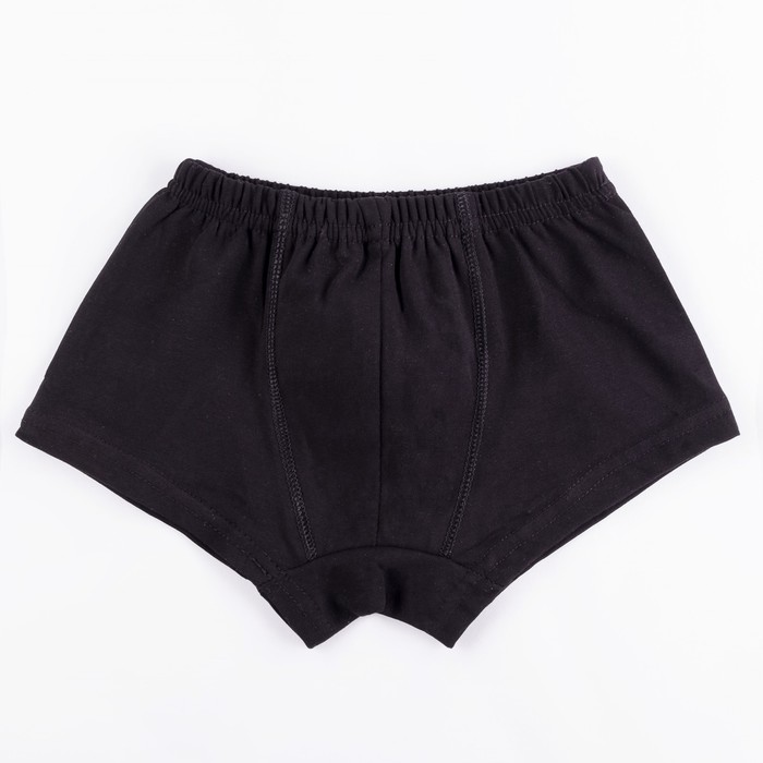 Трусы-боксеры для мальчика, размер 26, цвет чёрный 410/5