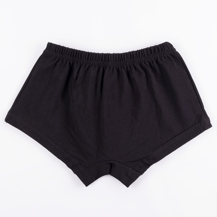 Трусы-боксеры для мальчика, размер 26, цвет чёрный 410/5