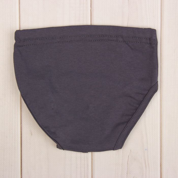 Трусы-слипы для мальчика, размер 40, цвет серый 410/7