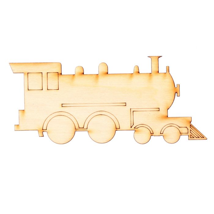 Магнит под роспись "Паровоз"