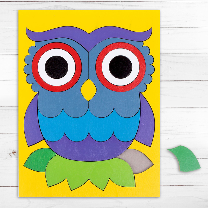 Головоломка "Собери картинку: совушка" 17 элементов