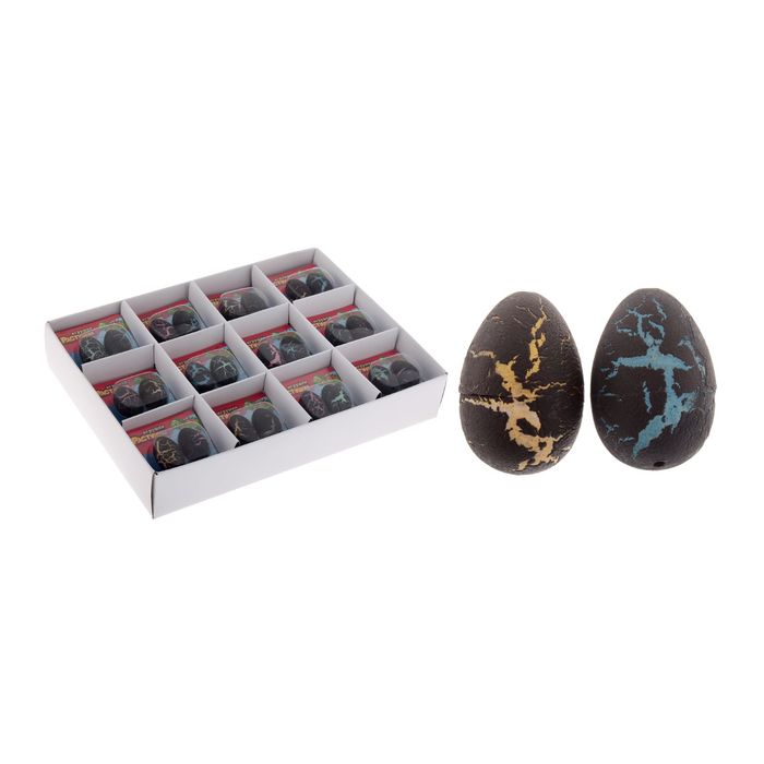 Растущие животные "Динозавр в черном яйце", набор 2 шт, МИКС