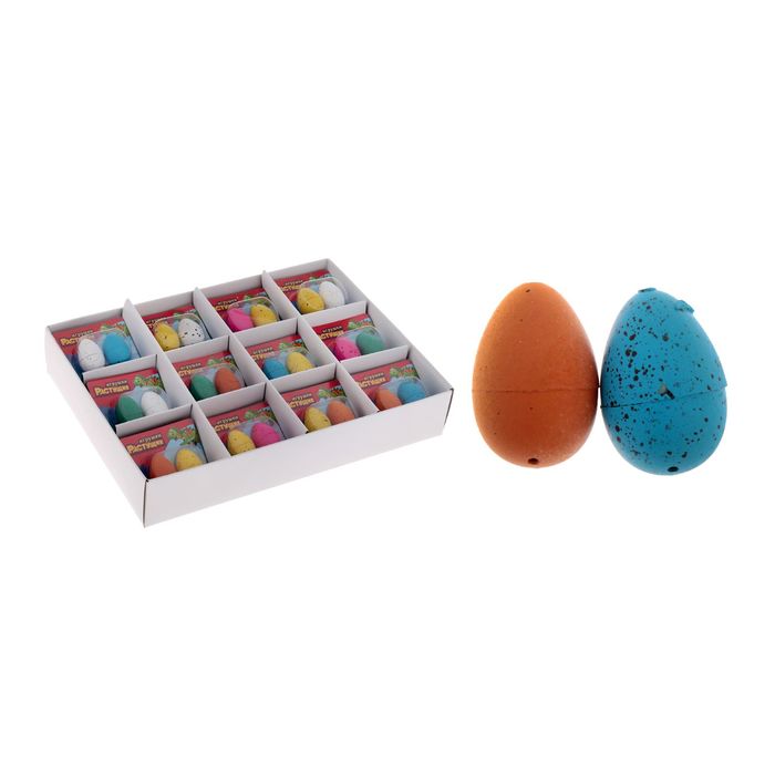 Растущие животные "Динозавр в матовом яйце", набор 2 шт, МИКС