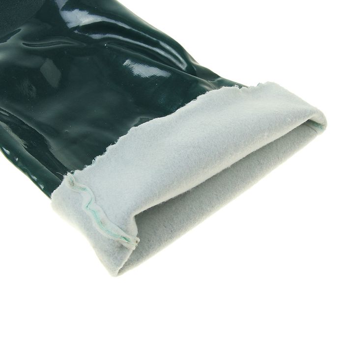 Перчатки хозяйственные, бронированные, с тройным нитриловым обливом