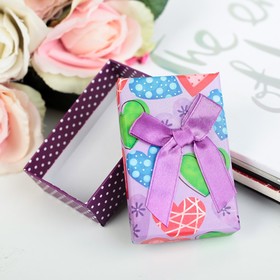 

Коробка подарочная "Сердца" 8 х 5 х 2,5 см