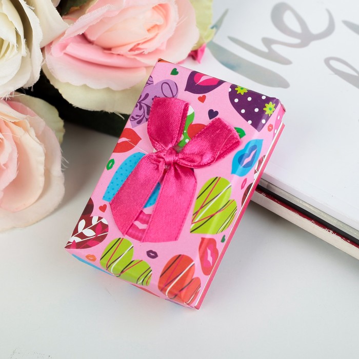 Коробка подарочная "С Любовью", 8 х 5 х 2,5 см