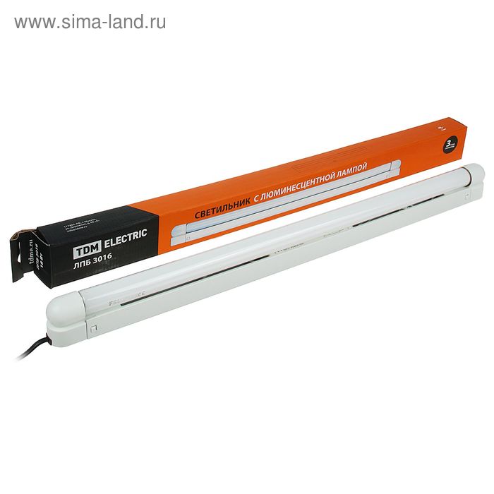 Светильник TDM ЛПБ3016, Т8, G13, 18 Вт, 230 В, 6400 К