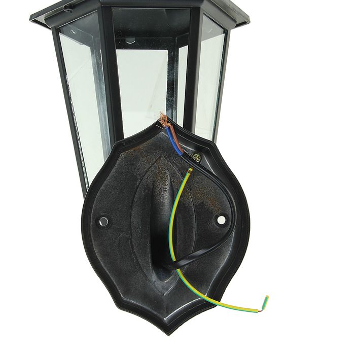 Светильник TDM, садово-парковый шестигранник, 60 Вт, вверх, черный, в разборе, SQ0330-3001