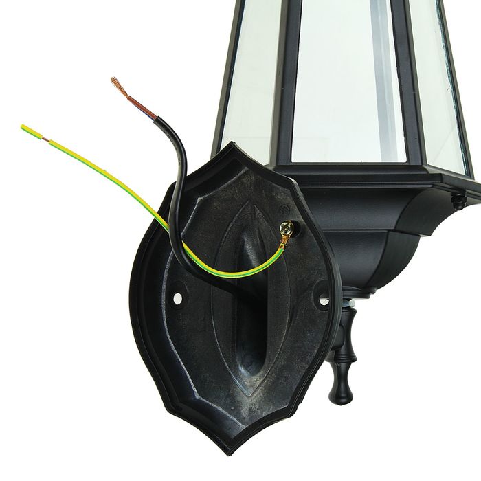 Светильник TDM, садово-парковый шестигранник, 60 Вт, вниз, черный, в разборе, SQ0330-3002