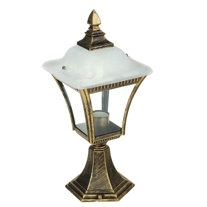 Светильник TDM садово-парковый "Глазурь" 60 Вт, стойка, прозрачное/бронза, Е27, SQ0330-0328