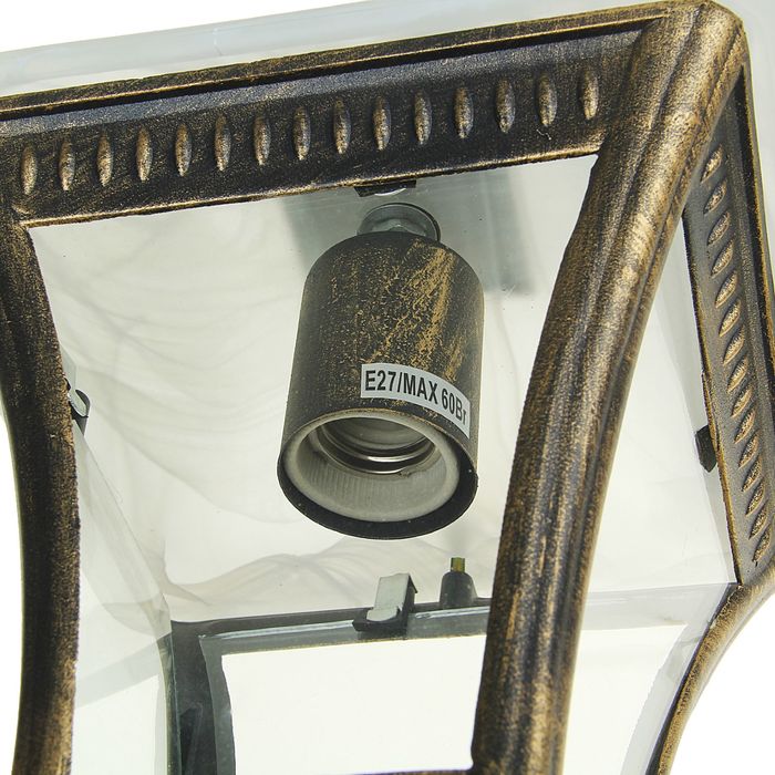 Светильник TDM садово-парковый "Глазурь" 60 Вт, подвес, прозрачное/бронза, Е27, SQ0330-0329