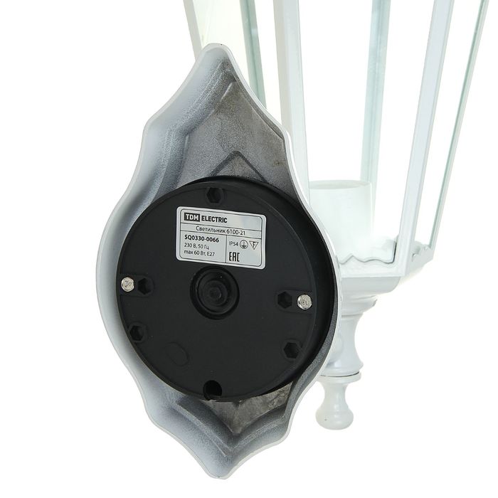 Светильник TDM 6100-21 садово-парковый шестигранник, 100Вт, вверх, белый, SQ0330-0066