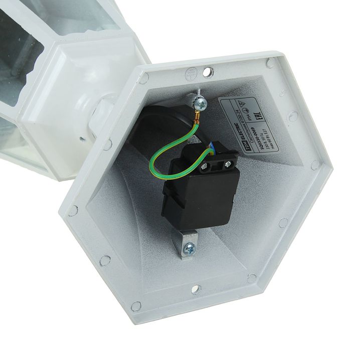 Светильник TDM 6100-24 садово-парковый шестигранник, 100Вт, стойка, белый, SQ0330-0069