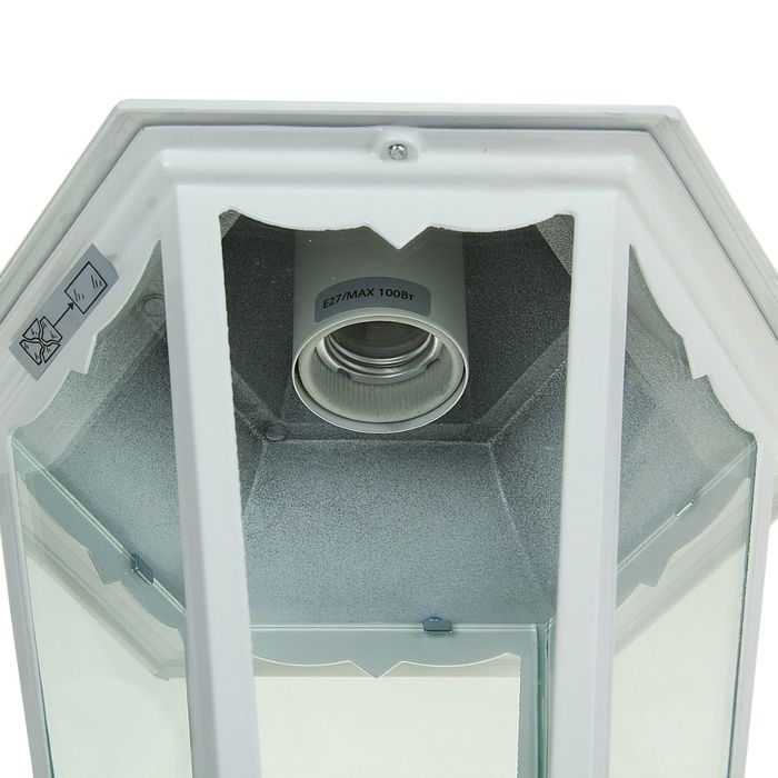 Светильник TDM 6100-25 садово-парковый шестигранник, 100Вт, подвес,белый, SQ0330-0069