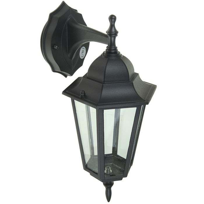 Светильник TDM 6060-02 садово-парковый шестигранник, 60Вт, вниз, черный, SQ0330-0002