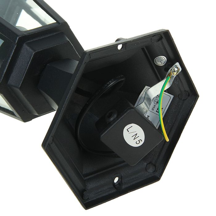 Светильник TDM 6060-04 садово-парковый шестигранник, 60Вт, стойка, черный, SQ0330-0004