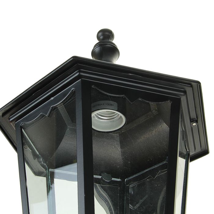 Светильник TDM 6100-02 садово-парковый шестигранник, 100Вт, вниз, черный, SQ0330-0007