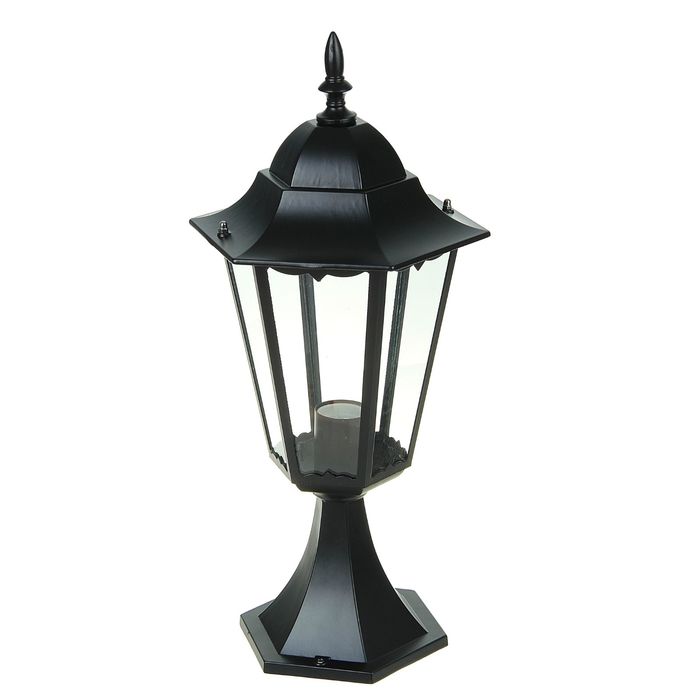 Светильник TDM 6100-04 садово-парковый шестигранник, 100Вт, стойка, черный, SQ0330-0009