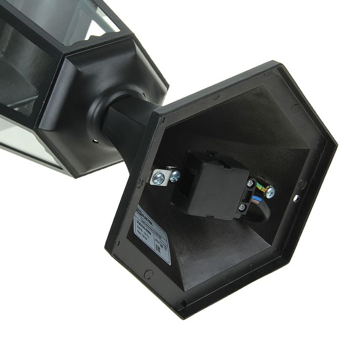 Светильник TDM 6100-04 садово-парковый шестигранник, 100Вт, стойка, черный, SQ0330-0009