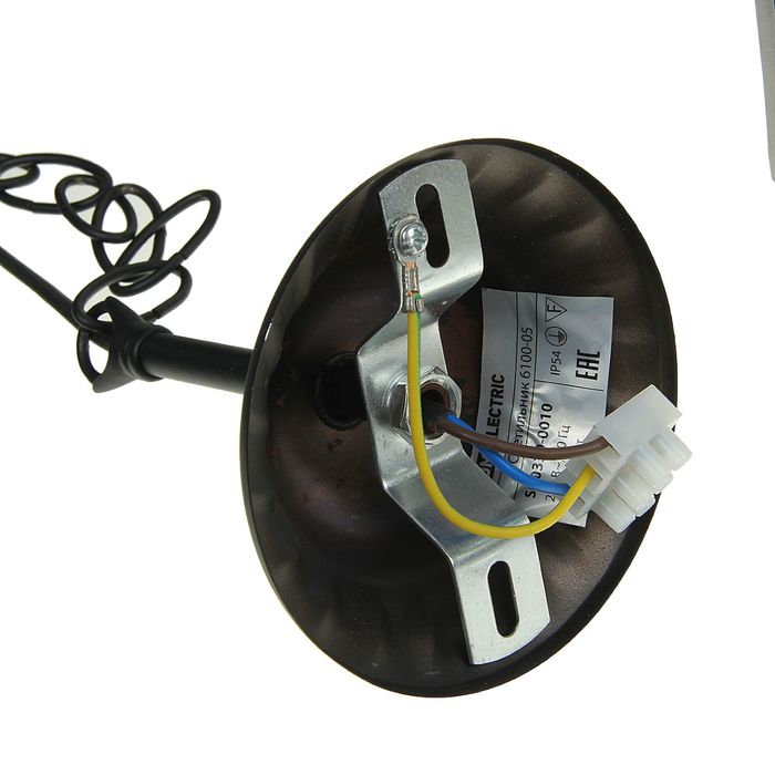 Светильник TDM 6100-05 садово-парковый шестигранник, 100Вт, подвес, черный, SQ0330-0010