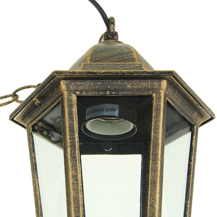 Светильник TDM 6060-15 садово-парковый шестигранник, 60Вт, подвес, бронза, SQ0330-0015