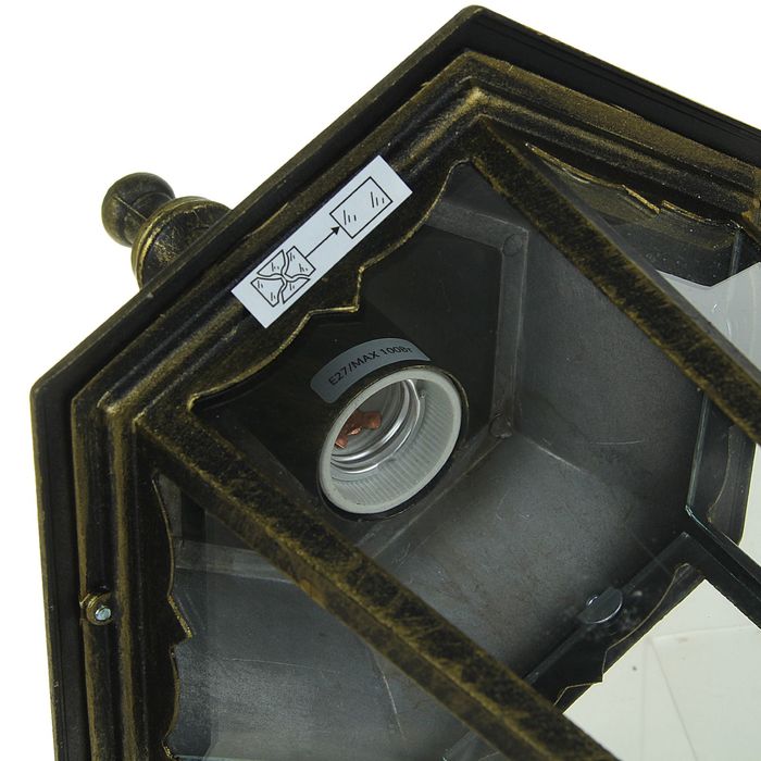 Светильник TDM 6100-12 садово-парковый шестигранник, 100Вт, вниз, бронза, SQ0330-0017