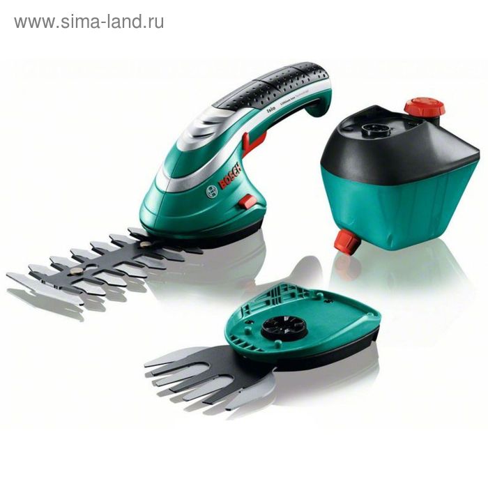 Аккумуляторные ножницы Bosch isio 3 (060083310G), для травы и насадка-распылитель