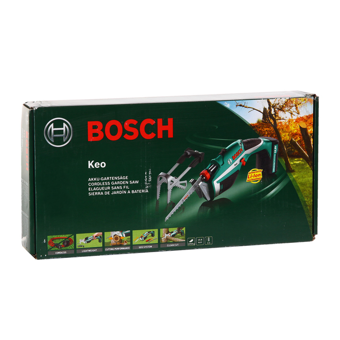 Сабельная пила Bosch KEO (0600861900), аккумуляторная