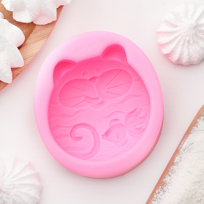 Молд 9,4х8,2х3,4 см "Голодный котик"