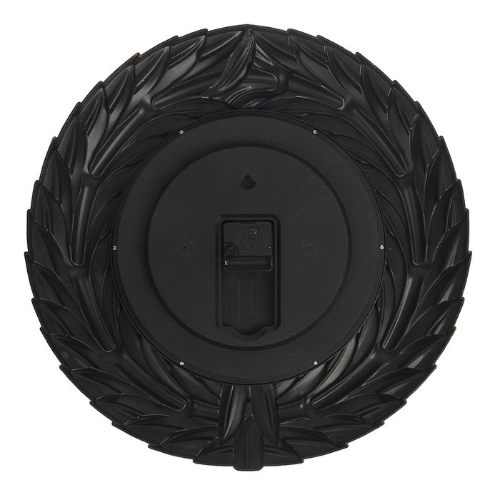 Часы настенные, серия Жанна, рама «лавры», медные, d=50 см