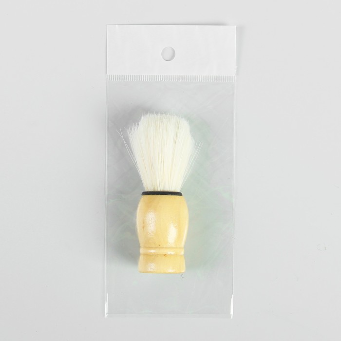 Помазок для бритья, деревянный