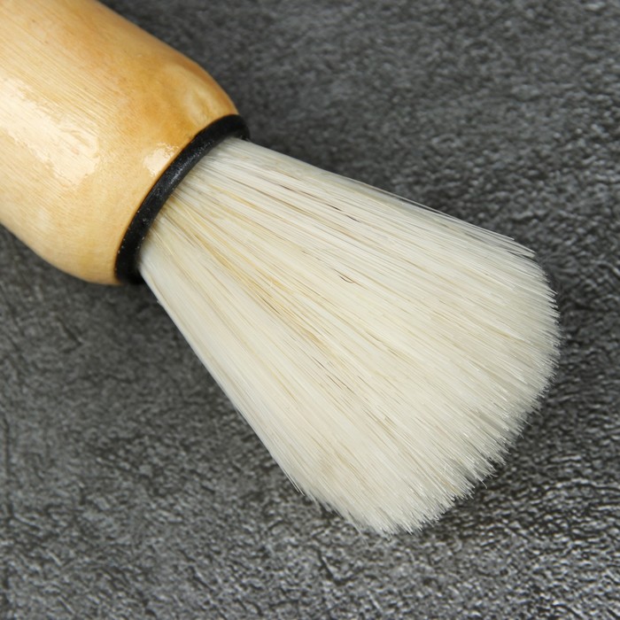 Помазок для бритья, деревянный