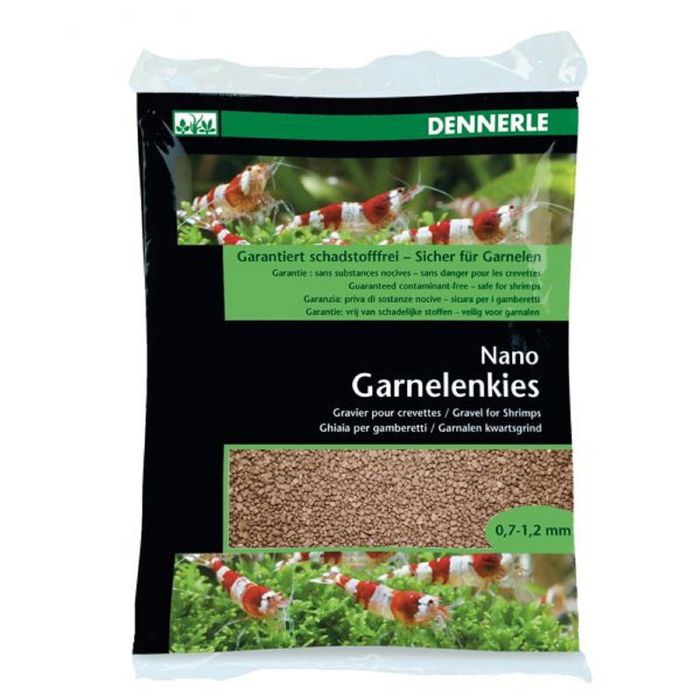 Грунт Dennerle Nano Garnelenkies Azure blue для мини-аквариумов, кор, фр 0,7-1,2, 2кг