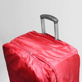 

Чехол для чемодана 24", расширение по периметру, цвет красный