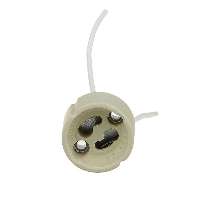 Патрон GU10 с проводами 2*8cm